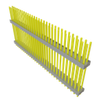 Conn Board Stacker HDR 60 POS 2.54mm Solder ST Top Entry Thru-Hole Bulk