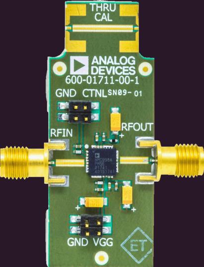Analog Devices-EV1HMC998APM5 RF/Drahtlos-Entwicklungsplatinen und Kits HMC998APM5E RF Amplifier Evaluation Board
