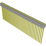 Conn Unshrouded Header HDR 36 POS 1.27mm Solder ST Top Entry Thru-Hole Tube