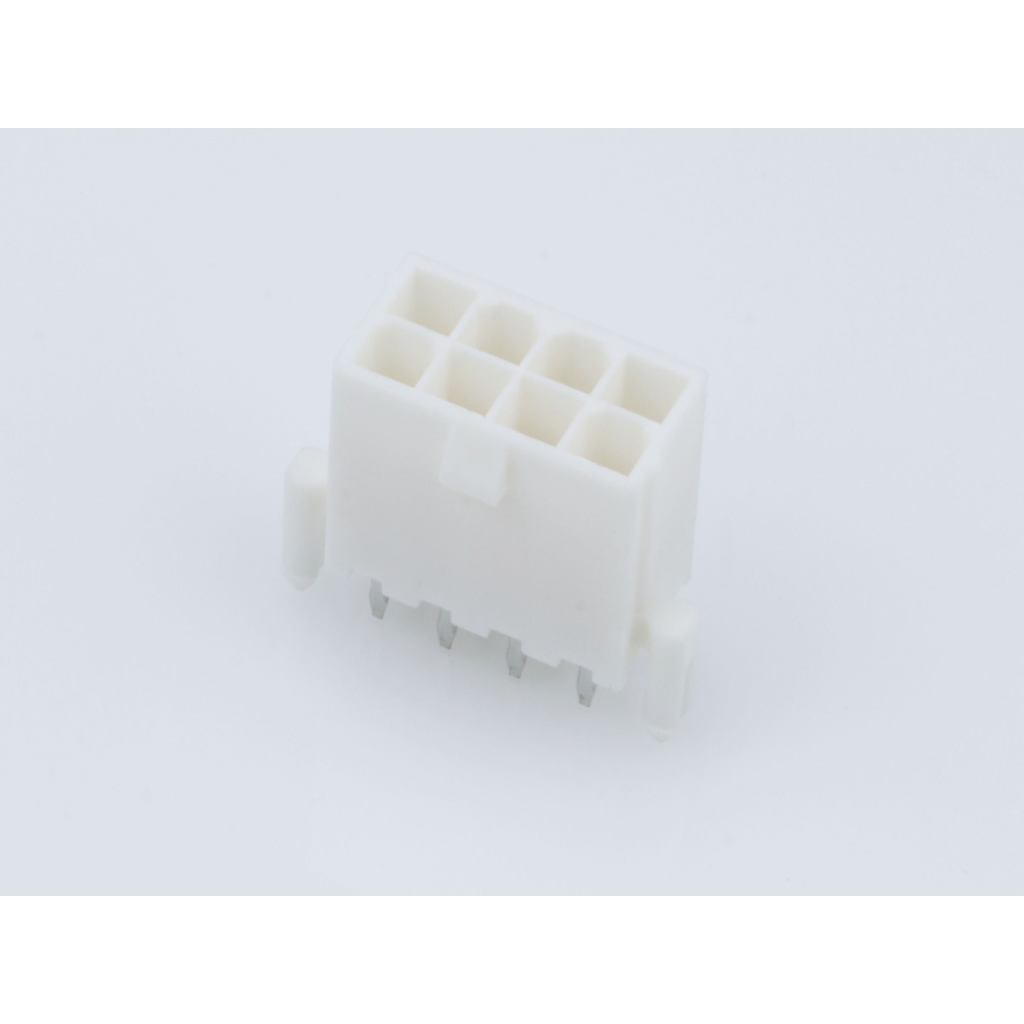 Molex-39289088 连接器插头及 PCB 插座 Conn Wire to Board HDR 8Power POS 4.2mm Solder ST Top Entry Thru-Hole Tray