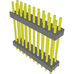 Conn Board Stacker HDR 20 POS 2.54mm Solder ST Top Entry Thru-Hole Bulk