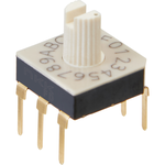 Switch DIP N.O./N.C. SP16T 16 Shaft 20VAC 20VDC 0.4VA PC Pins 10000Cycles 2.54mm Thru-Hole