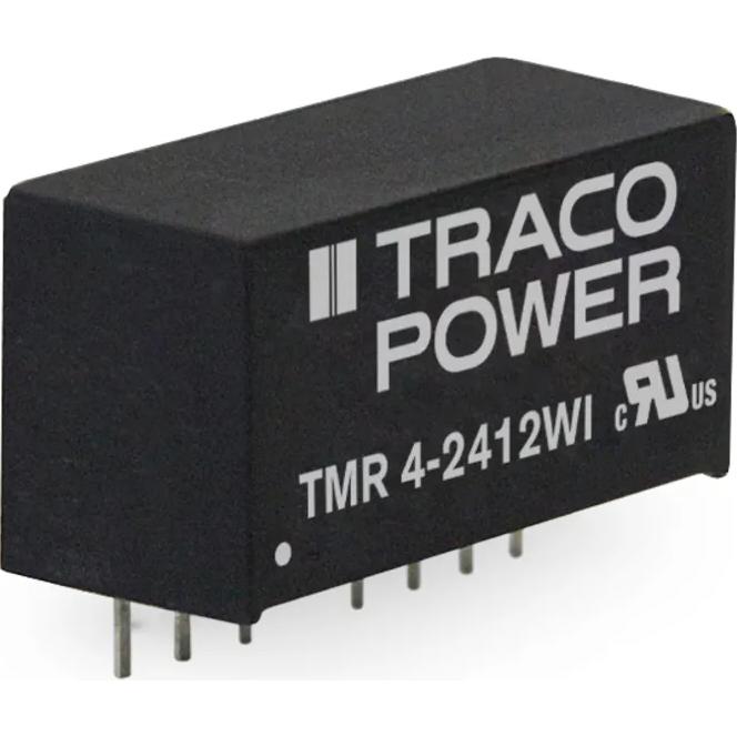 TRACO Electronic AG-TMR 4-2415WI Convertisseur CC en CC et module de régulateur de commutation Module DC-DC 24VIN 1-OUT 24V 0.166A 4W 7-Pin SIP Module