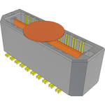 Conn Micro High Speed Terminal Strip HDR 40 POS 0.5mm Solder ST Top Entry SMD T/R
