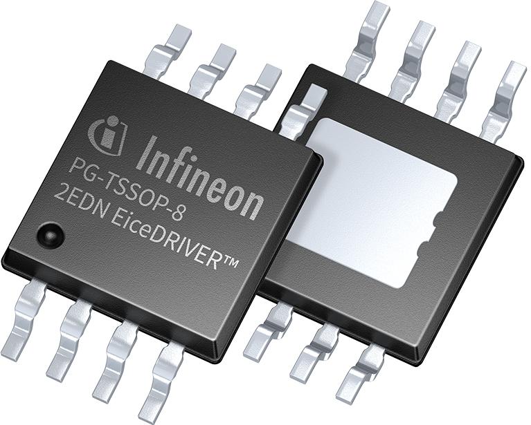 Infineon Technologies AG-2EDN8533RXTMA1 Gate driver e Driver di potenza Driver 5A 2-OUT Low Side Non-Inv 8-Pin TSSOP EP T/R