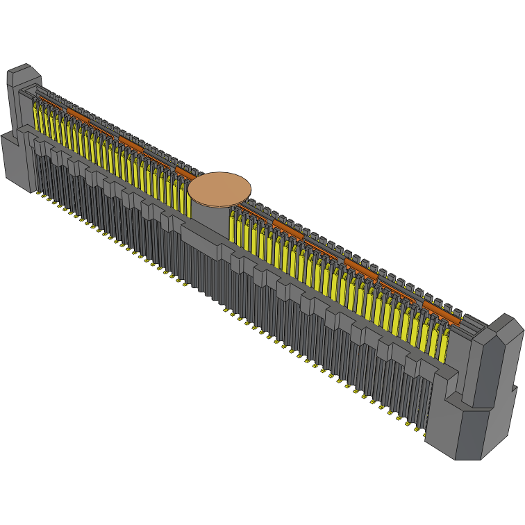 Samtec-QRM8-052-07.0-L-D-A-GP-K Steckverbinderleisten und Leiterplattenbuchsen Conn High Speed Terminal Strip HDR 104 POS 0.8mm Solder ST SMD Tray