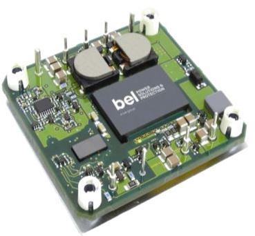 Bel Power Solutions-HBC48T25120-NCBBG Convertisseur CC en CC et module de régulateur de commutation Module DC-DC 48VIN 1-OUT 12V 25A 9-Pin Half-Brick