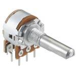 ALPS ALPINE CO., LTD-RK16312A0BKH Widerstandstrimmern, Potenziometern und Regelwiderstande Res POT 50K Ohm 20% 1(Elec)/1(Mech)Turn 6mm (37.1 X 16.5 X 20.5mm) Pin Panel Mount/Through Hole Bulk