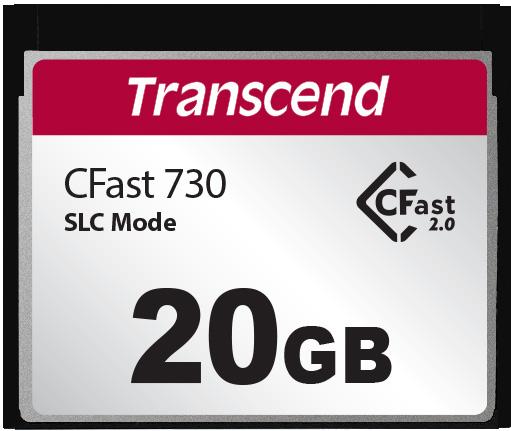 Transcend Information-TS20GCFX730 Flash-Karten Flash Card 20G-byte 3.3V CFast Bulk