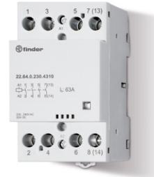 Finder-22.64.0.024.4310 Contactors Modular Contactor