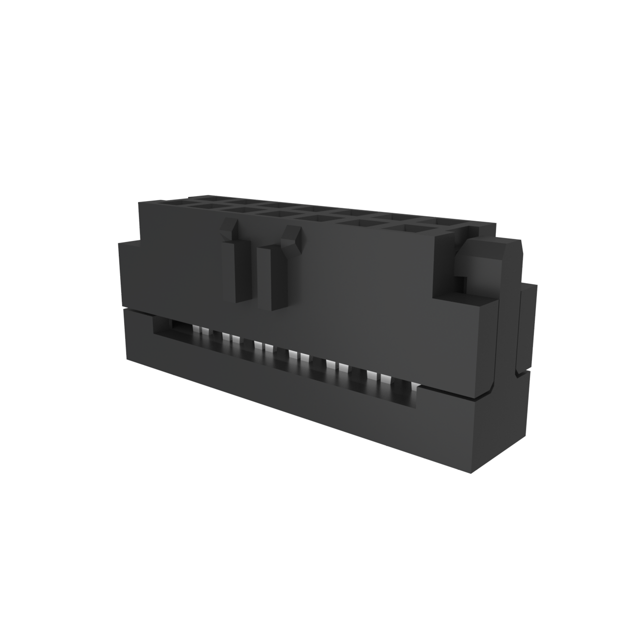 Amphenol Communications Solutions-89947-714LF Steckverbinderleisten und Leiterplattenbuchsen Minitek® 2.00mm, Cable to Board Connector, IDC Receptacle, Double row, 14 Positions, 2.00mm (0.079in) Pitch