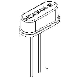 IQD Frequency Products-LFXTAL035230BULK Quarze Crystal 24MHz ±30ppm (Tol) ±50ppm (Stability) 16pF FUND 40Ohm 3-Pin HC-49/4H Thru-Hole Bulk