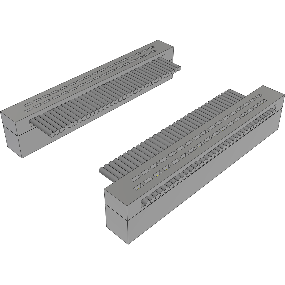 Samtec-FFTP-17-D-08.77-01-N Assemblage de câble plat/ruban Cable Assembly 0.222m 30AWG 0.64mm 34 to 34 POS IDC Connector to IDC Connector F-F TIGER EYE™ Layer