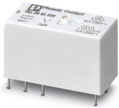 PHOENIX CONTACT-REL-MR- 12DC/21HC Power Relays Power Relay 12VDC 16A SPDT(29mm 12.7mm 15.7mm) THT