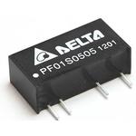 Delta Electronics-PF01S1212A DC/DC-Wandler und Spannungsreglermodul Module DC-DC 12VIN 1-OUT 12V 0.084A 1W 4-Pin SIP
