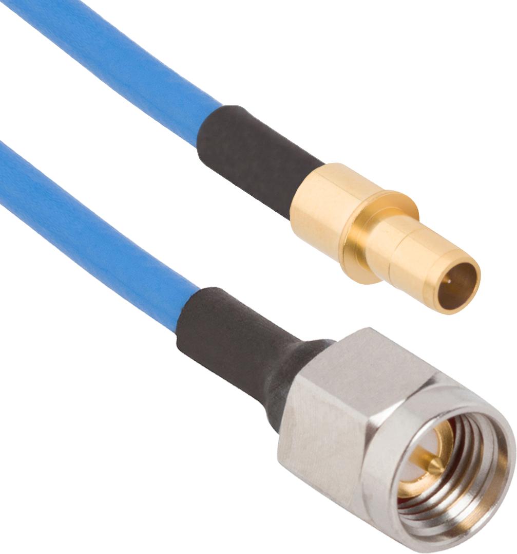 Amphenol-7093-0180 Kabelbaugruppen Koaxial Cable Assembly Coaxial 0.304m BMA to SMA M-M Bag