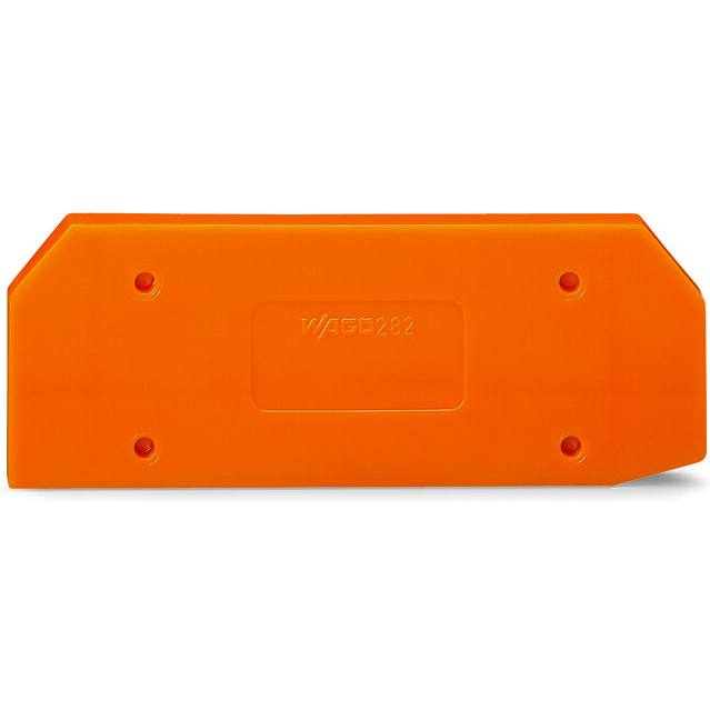 WAGO-282-314 Steckverbinderzubehör Connector Accessories End and Intermediate Plate Straight Polyamide 6/6 Gray Box