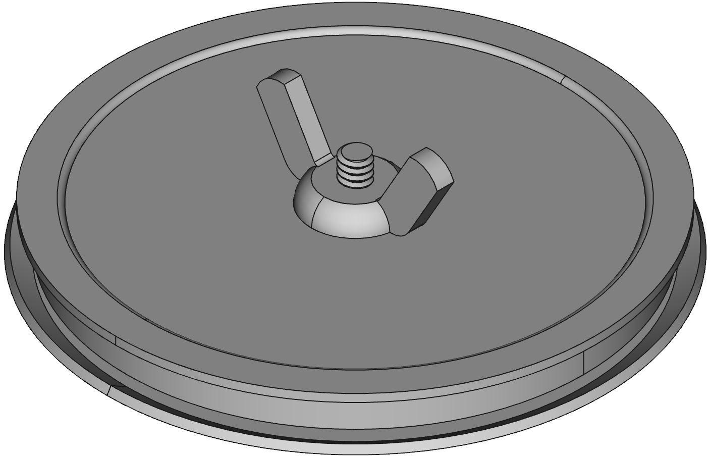 Hammond Manufacturing-HP250 Schalterzubehör Switch Access Round Hole Plug Push Button Switch