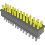 Conn Unshrouded Header HDR 26 POS 1.27mm Solder ST Top Entry Thru-Hole Tube