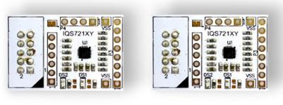 Azoteq Corporation-IQS7211AEV02A-S Development Kits and Tools 2 x IQS7211A Stamp, 1 x Flower TP, 1 x Rectangular TP, 1 x CT210A and 5 x IQS721xY Ics