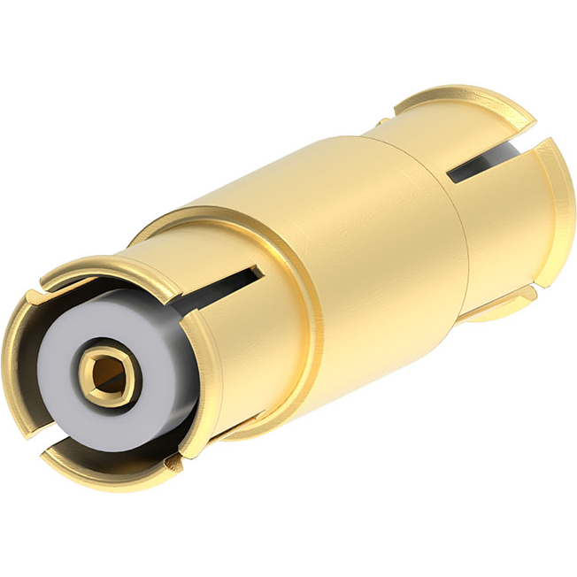 Molex-0734205150 Connector RF Conn SMP-MAX Adapter 0Hz to 10GHz 50Ohm ST F/F Gold Over Nickel Tray