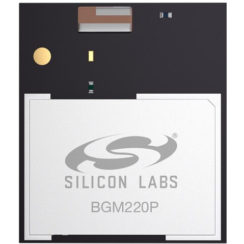 Silicon Labs-BGM220PC22HNA2 Bluetooth Bluetooth v5.2 (BLE) SMART SOC IoT 2Mbps 3V 31-Pin SMD Module Coil Tape