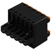 Weidmuller-1000900000 Steckverbinder, Klemmenblöcke Conn Plug-in Terminal Block F 6 POS 5.08mm Push-In Spring ST Cable Mount 18.5A Box