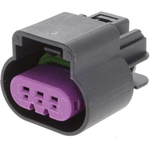 Conn Housing RCP 3 POS Crimp ST Cable Mount Black