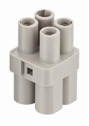HARTING-09120043151 Steckverbinder, rechteckig Conn Rectangular F 4 POS Crimp ST Cable Mount