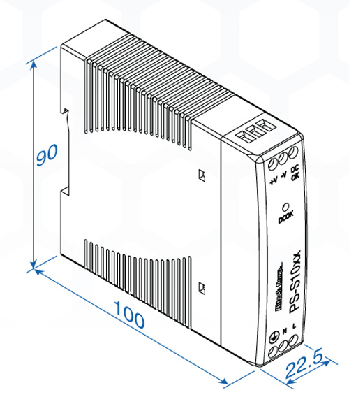 Altech Corporation-PS-S1005 Alimentation électrique CA en CC AC/DC Power Supply Single-OUT 5V 2A 10W 6-Pin