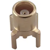 HUBER+SUHNER-82_MCX-75-0-4/111_NE RF-Steckverbinder Conn MCX 0Hz to 6GHz 75Ohm Solder ST Thru-Hole F Gold Over Nickel Single