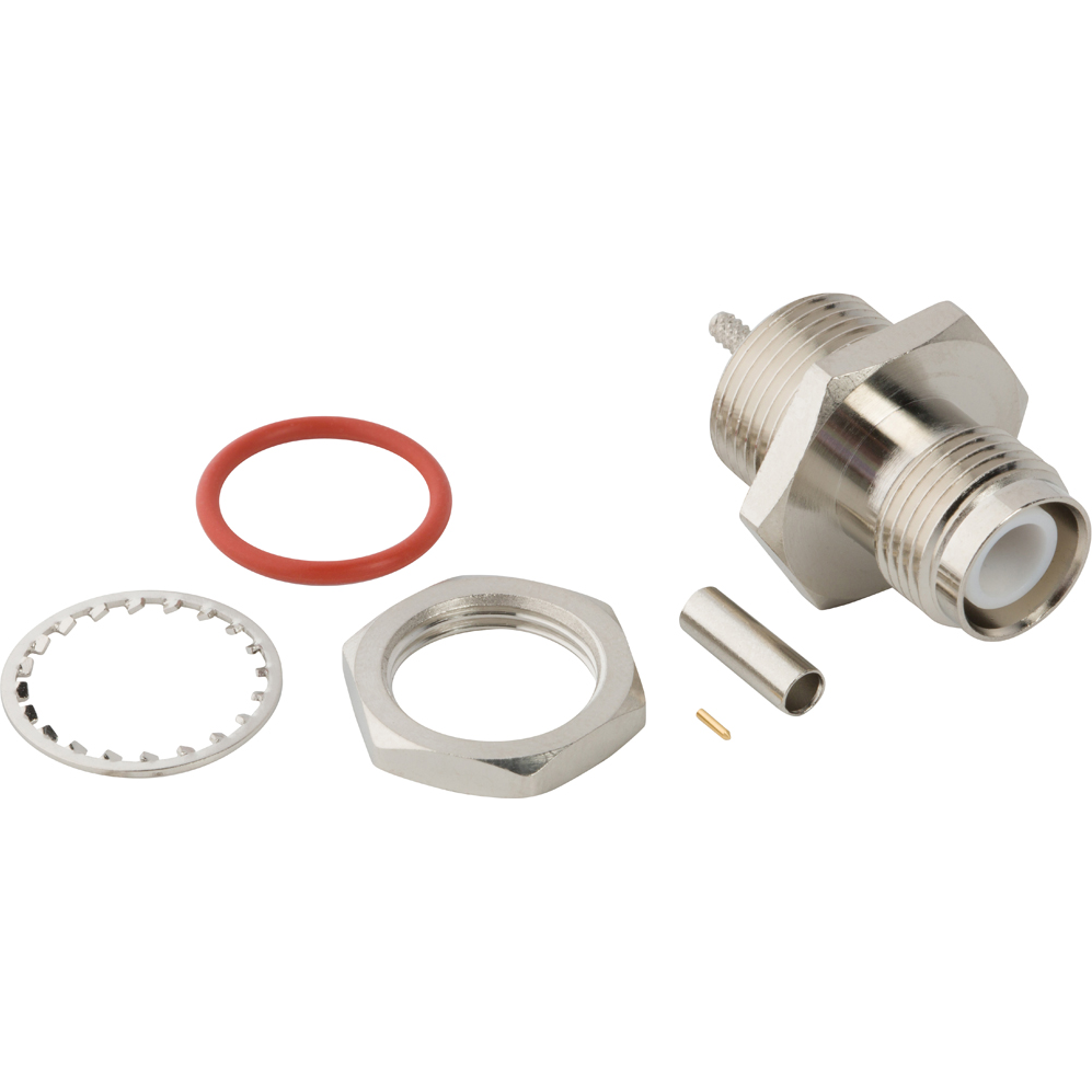 Amphenol-031-7011 Raccordement FR Conn RPTNC 0Hz to 9GHz 50Ohm Solder ST Cable Mount RCP Gold