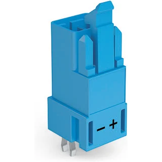 WAGO-890-3112 Connector Terminal Blocks Plug For PCBs, Straight, 2-Pole, Cod. I