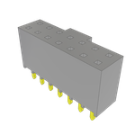 Conn Socket Strip SKT 14 POS 2.54mm Solder ST Top Entry Thru-Hole Layer