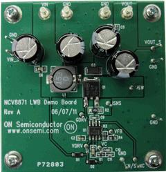 onsemi-NCV8871LVBGEVB 电源管理开发电路板和套件 ADJUSTABLE OUTPUT NONSYNCHRONOUS BOOST CONTROLLER EVALUATION BOARD