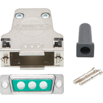 Conn Combo D-Sub F 3Power POS Crimp ST Cable Mount 1 Port FCT Products Bag