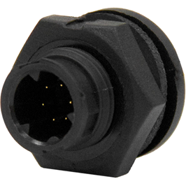 Conxall-W17984-6PG-P-3ES Steckverbinder, rund Conn Circular PIN 6 POS Solder ST Panel Mount 6 Terminal 1 Port Bulk