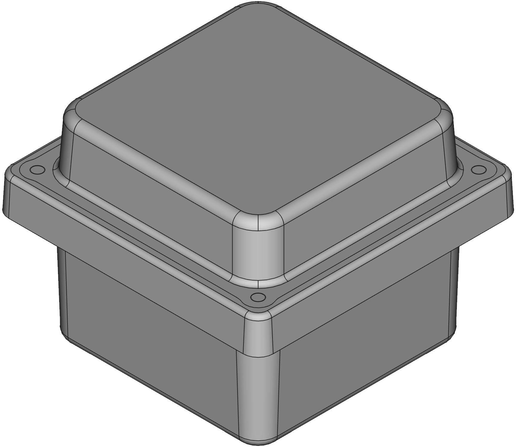Hammond Manufacturing-PJ664R Scatole, contenitori e rack Gray Fiberglass Polyester Wall Mount Junction Box
