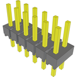 Conn Unshrouded Header HDR 12 POS 2.54mm Solder ST Top Entry Thru-Hole Bulk