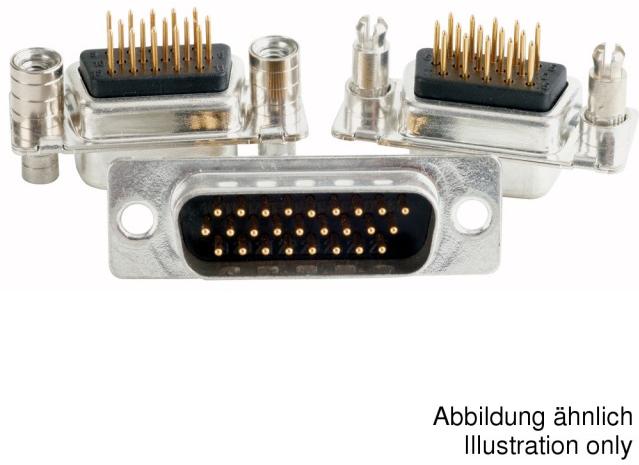 CONEC-163A16819X Steckverbinder, D-Sub Conn D-Sub PIN 44 POS Solder ST Thru-Hole 44 Terminal 1 Port