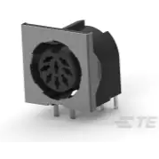 TE Connectivity-5212034-1 圆形连接器 Conn Circular DIN SKT 8 POS Solder RA Thru-Hole 8 Terminal 1 Port Tray