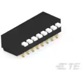 TE Connectivity-2-1571999-9 Switch DIP Switch DIP OFF ON SPST 8 Piano 0.1A 24VDC Gull Wing 2.54mm SMD T/R