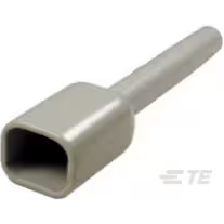 TE Connectivity-DTM2P-BT Connector Discrete Wire Housing 2 Way Receptacle Boot, Gray
