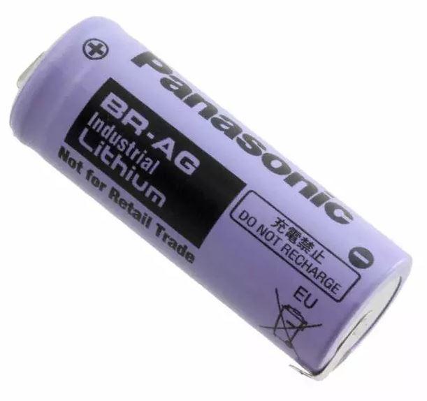 Panasonic-BR-AG Baterías Lithium&nbsp;Poly Carbon&nbsp;Monofluoride Battery Cylindrical 3V 2.2Ah Primary