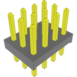 Conn Unshrouded Header HDR 12 POS 2mm Solder ST Top Entry Thru-Hole Bulk
