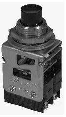 Honeywell-2PB732-T2 Switch Push Button Switch Push Button N.O./N.C. DPDT Round Plunger 5A 250VAC 30VDC Momentary Panel Mount PC Turret