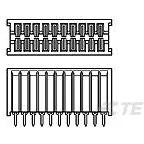 TE Connectivity-338030-2 Steckverbinder, Kartenrand Conn Card Edge SKT 34 POS 2.54mm Solder ST Thru-Hole Tube