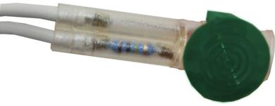 CamdenBoss Ltd-IND580405-240-T/GRN Panel Mount Indicators LED Panel Mount Indicator 2-Pin