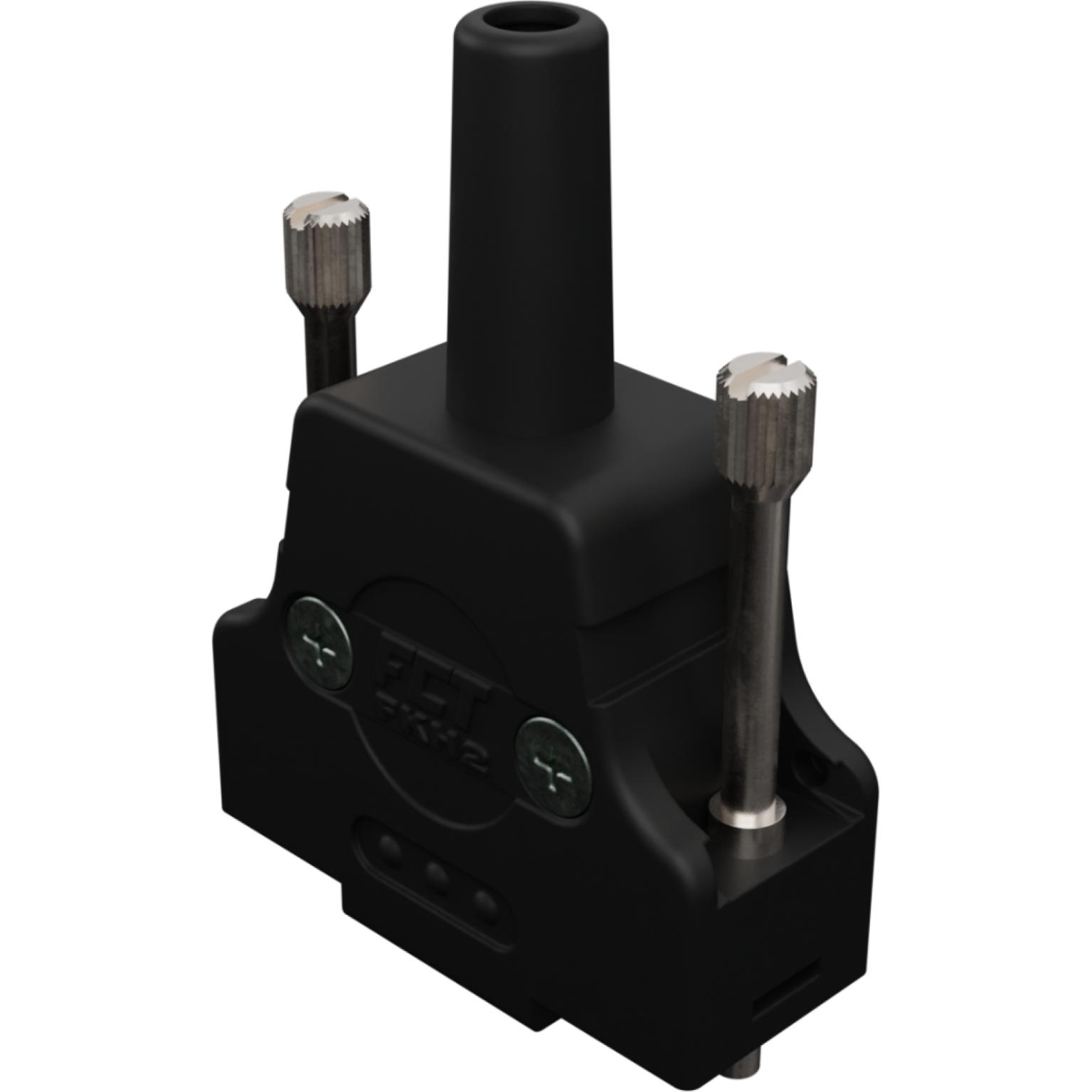 Molex-173111-0496 Backshells Hood 180° 2 Shell Size Acrylonitrile Butadiene Styrene/Polycarbonate Screw Lock FCT Products