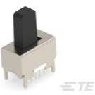 TE Connectivity-1825266-1 Switch Slide Switch Slide 4PDT Extended Top Slide 0.3A 125VAC PC Pins Bracket Mount/Through Hole Tray